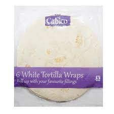 Cabico 6 White Tortilla Wraps